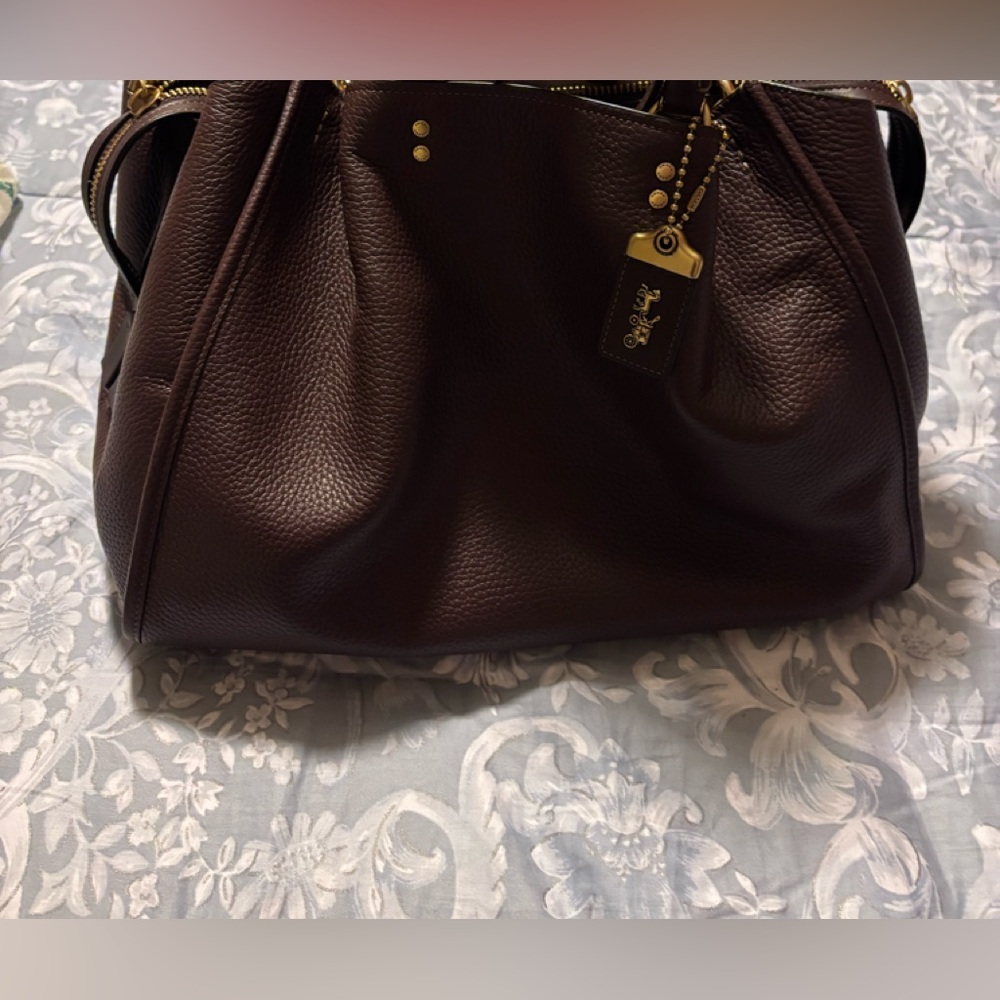 COACH ROUGE BROWN 39 BAG (MAPLE/BRASS

Rogue Bag 39